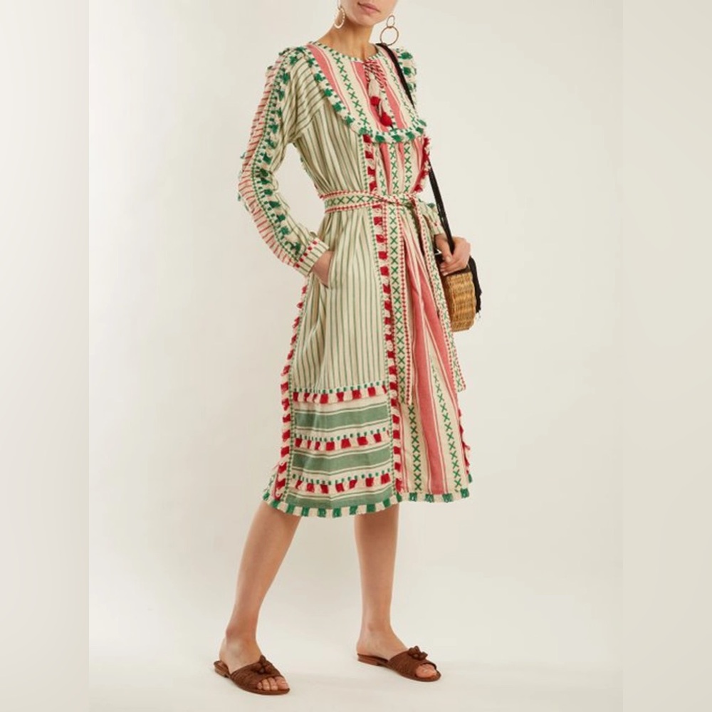 EUC DODO Bar Or midi dress